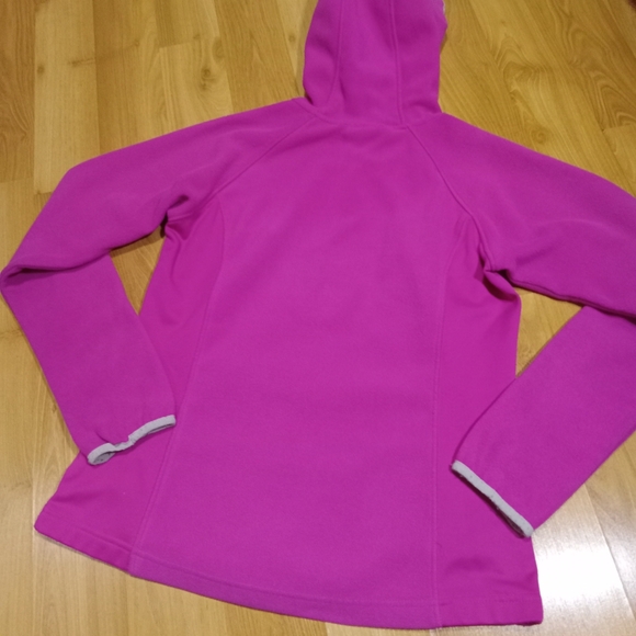 Women's Pink Columbia Full-Zip Fleece Hoodie/ Hooded Jacket * Size: Small - Picture 3 of 7